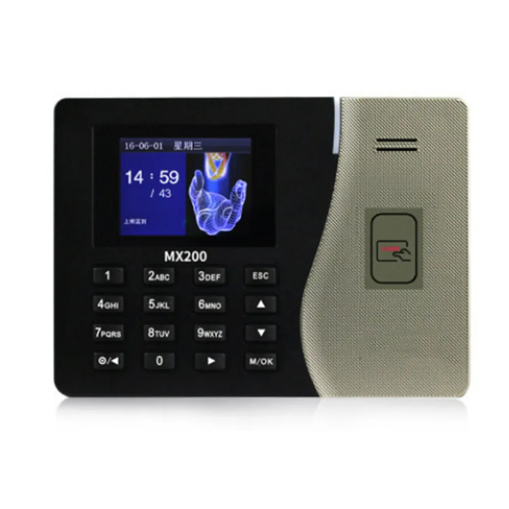 Employee Time Punch Clock Finger Print Attendance Machine