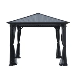 Custom 10x10 Ft. 3x3 M 10' X 10' Outdoor Modern Aluminum Hardtop Gazebo