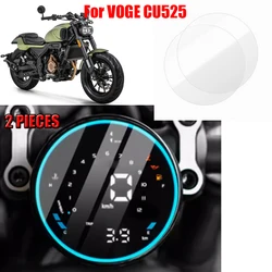 2 Pieces Motorcycle Accessories Cluster Scratch Protection Film Screen Protector Instrument For LONCIN VOGE Voge CU525 CU 525