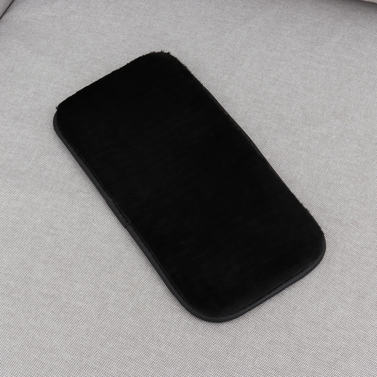 

1Pcs Car Armrest Box Cover Black Soft Material Auto Arm Rest Pad Seat Protector Comfortable Driving Car Armrest Box