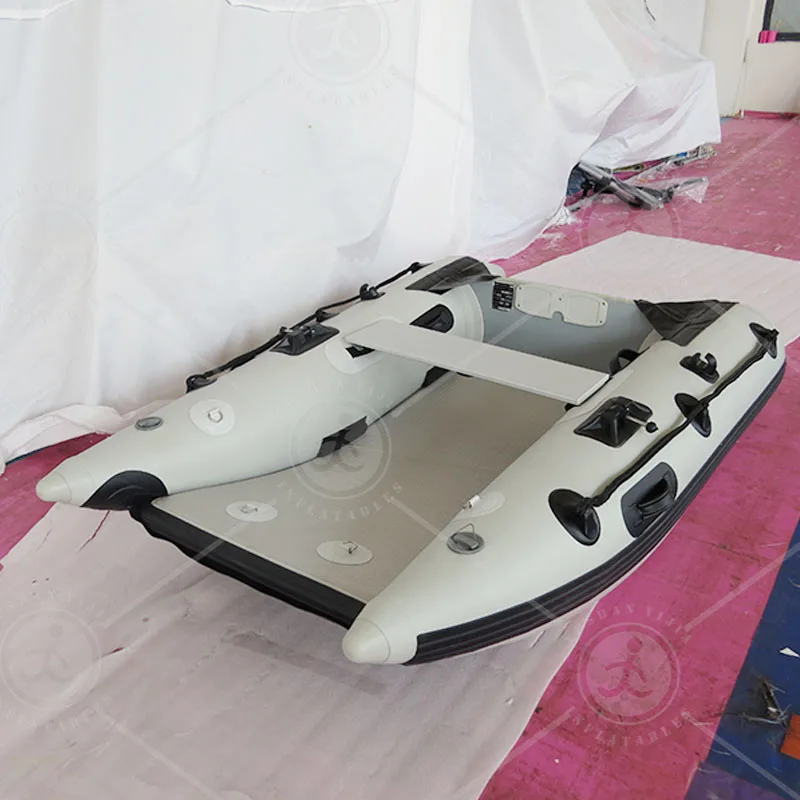 Inflável Kayak Fishing Boat, PVC Hypalon Kaboat Rescue Rubber Rowing Boat, Custom, 2 pessoas