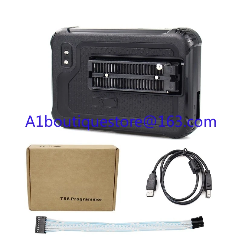 T56 universal programmer notebook microcontroller main board burning navigation LCD view 2