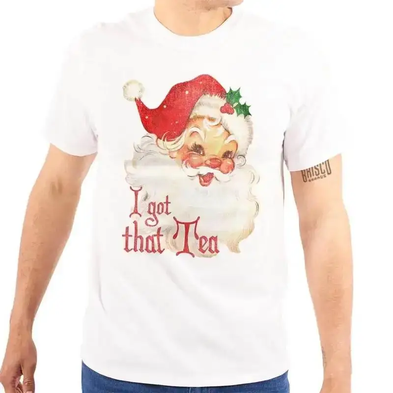 Vintage Christmas Santa Claus I Got That tea Womens or Mens Crewneck T Shirt Tee