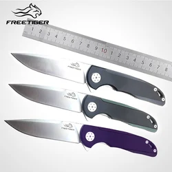 FREETIGER FT901 Folding Pocket Knife D2 Blade G10 Handle Outdoor Survival Hunting Camping Portable Kitchen EDC Tools Knives