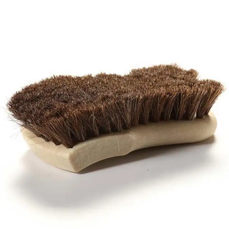 

Car Detailing Brush Soft Horsehair Leather Cleaning Brush Car Interior Cleaning Brush Auto Upholstery Cleaning Tool Accessories