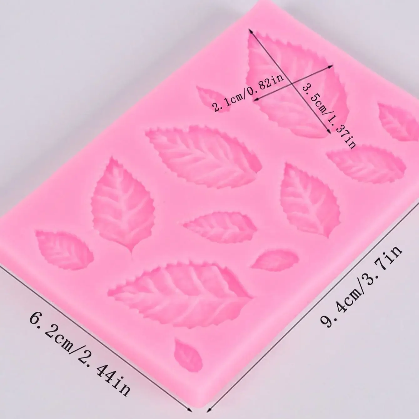 DIY Cake Baking Decoration Leaf Silicone Mold Fondant Cake Kitchen Baking Tools Chocolate Mold Plant Leaf Silicone Mold image 4