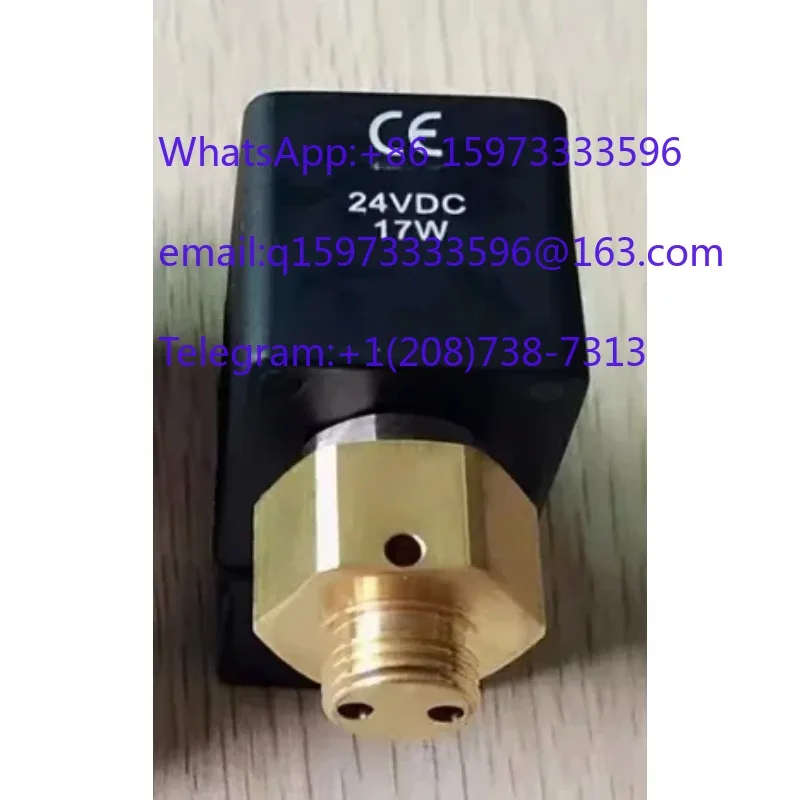 Solenoid Pulse Valve Coil and Pilot Head Spool Assembly 230VAC/24VDC 17W 10mm ID 30mm Height for Valves