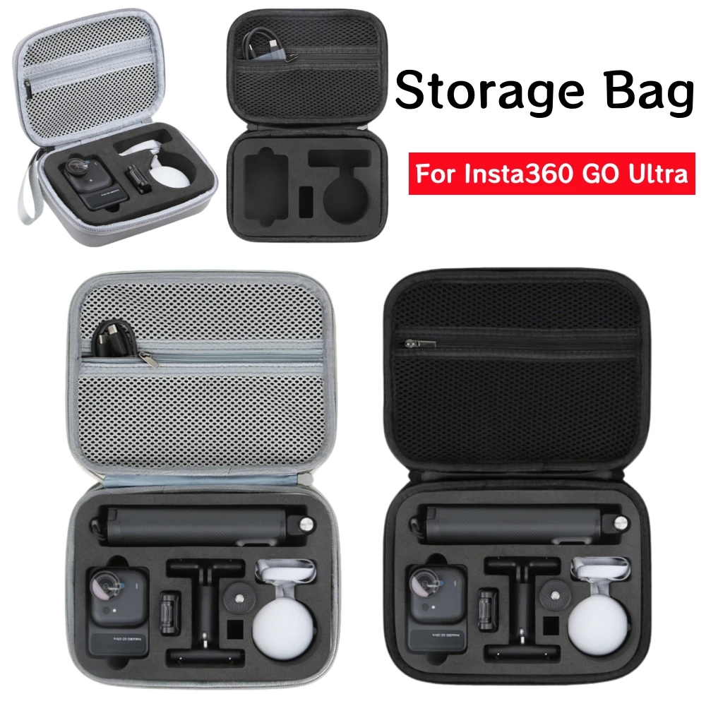 Handtasche für Insta360 Go Ultra, tragbare Reisetasche, Kameraschutz, Hartschalenetui für Insta360 Go Ultra Zubehör
