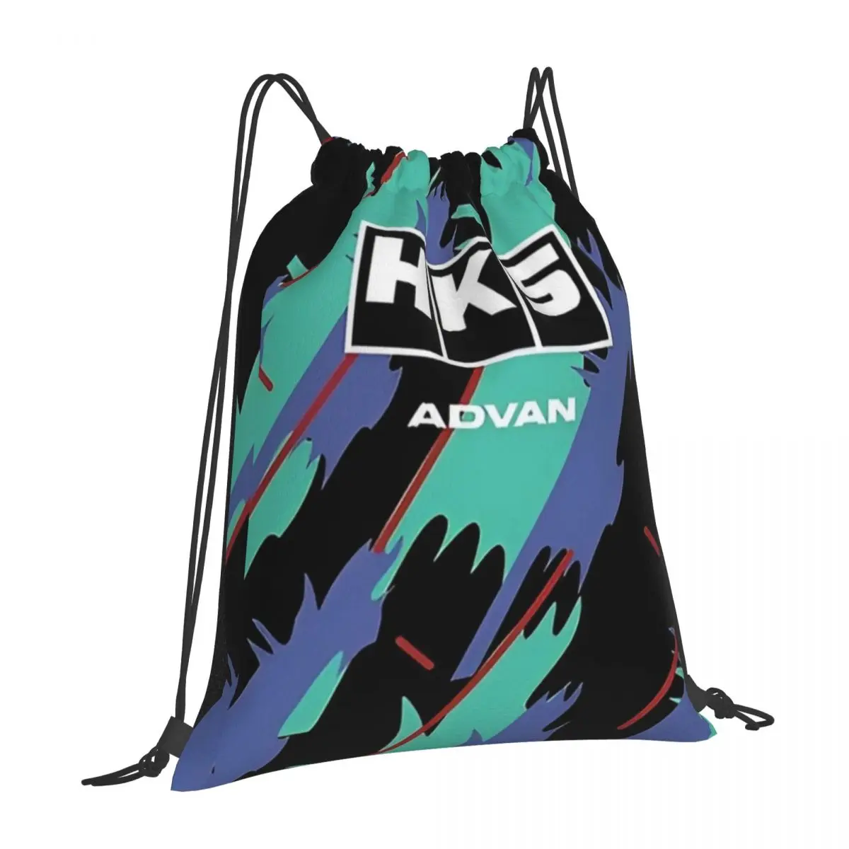 HKS Super Oil Retro Livery Sports Drawstring Backpack Sport Fitness Travel Outdoor Sackpack