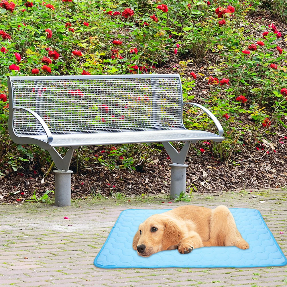 

Pad Pet Breathable Home Mat Summer Dog Cooling Mat Cooling Pad For Dog Easy Carry Travel Outdoor Durable Practical