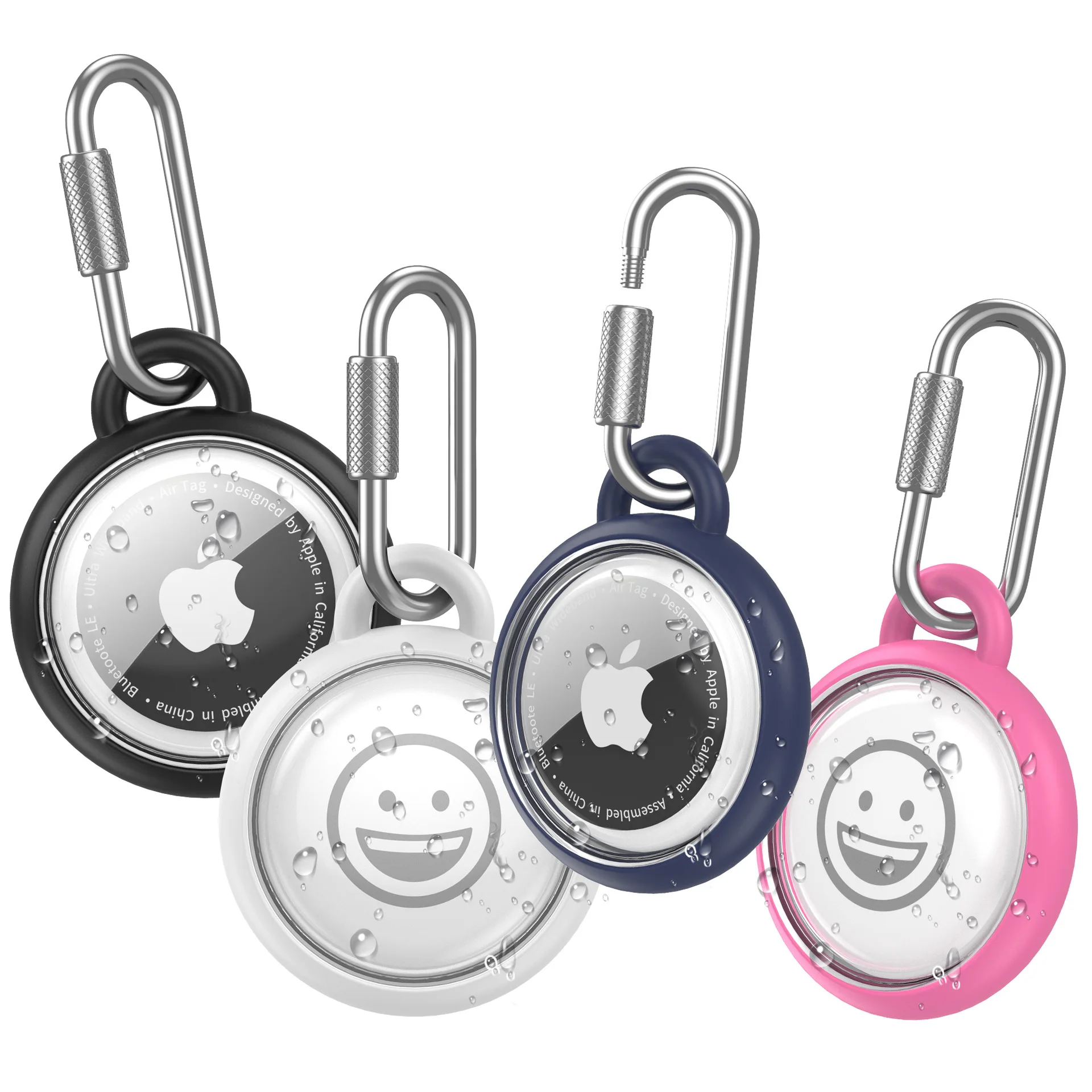 Eayburst TPU Wasserdichte Hülle für Apple Airtag Halterung Stoßfest Anti-Verlust Schlüsselanhänger Airtags Zubehör für Schlüssel Taschen Gepäck Haustiere – Detail 12