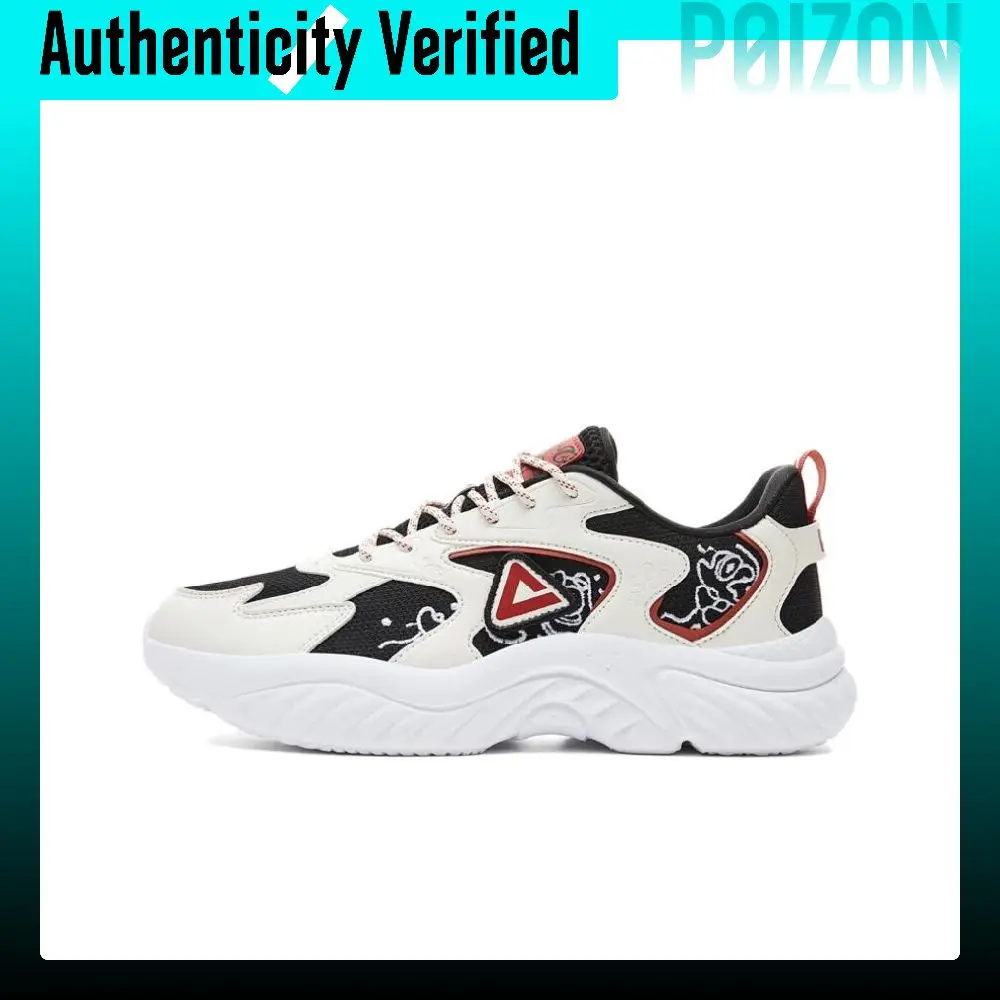 PEAK National Innovation Abrasion Resistant Breathable Height Increasing Low top Chunky Sneakers Men's DE610341/