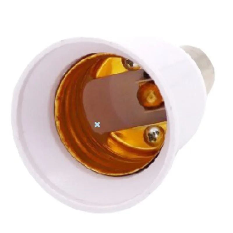 B15 to E27 Led Lighting Lamp Holder Converter Screw Bulb Socket Adapter LED Saving Light Halogen Lamp Bases 3A 220V White