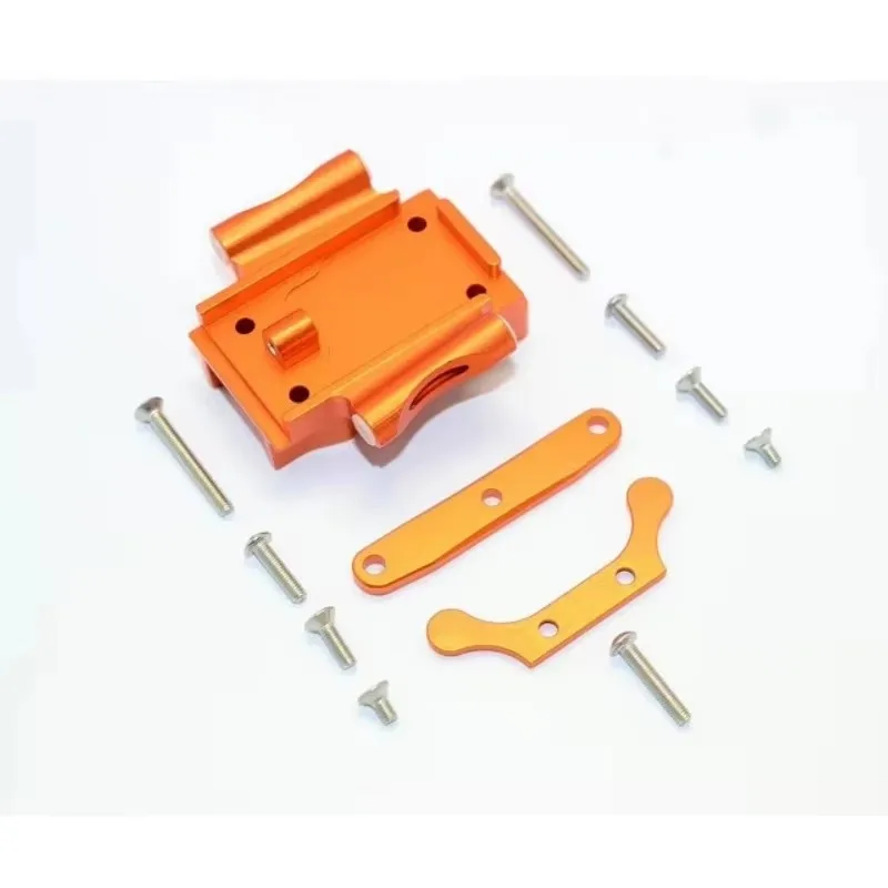 

Задний редуктор из алюминиевого сплава GPM 1/7 Traxxas XO-1, нижняя часть шасси и кронштейн (комплект)