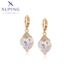 Xuping Jewelry Fashion Romantic Серьги Women Drop Earrings with Synthetic Cubic Zirconia for Valentine's Day Gift 27656
