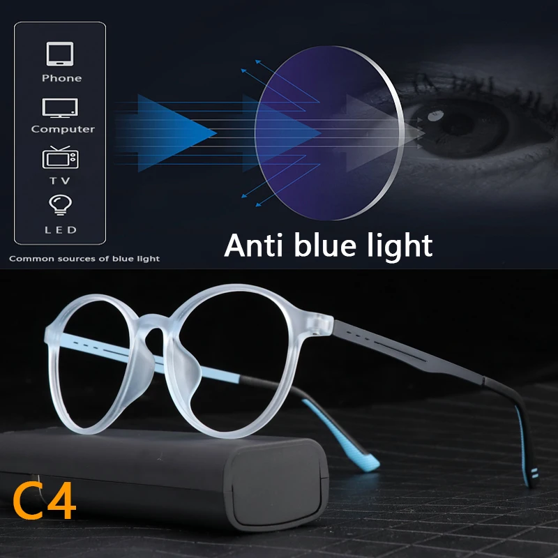 KJDCHD Ultralight Photochromic Titanium Myopia Glasses 10