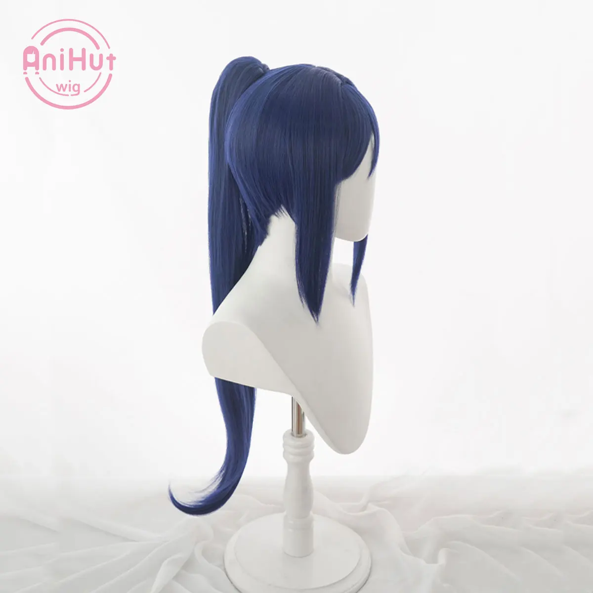 AniHut-Perruque Cosplay pour Femme, Cheveux Synthétiques, Love Live, Anime Cosplay, Lovelive Matsuura