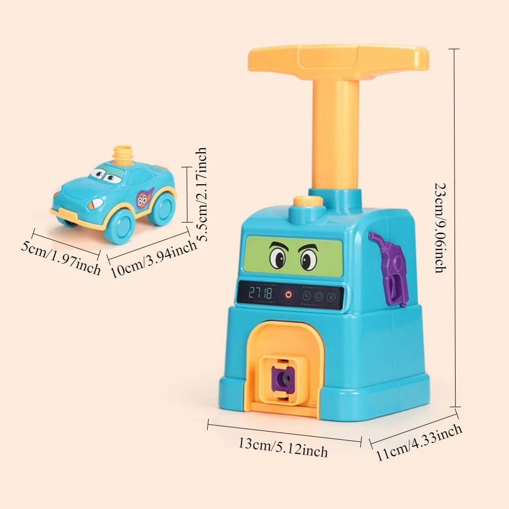 الأطفال بالون بالطاقة اللعب نفخ اليد دفع بالون سيارة قاذفة لعبة بالون مضخة سباق السيارات لعبة لعبة حفلة هدية للأطفال