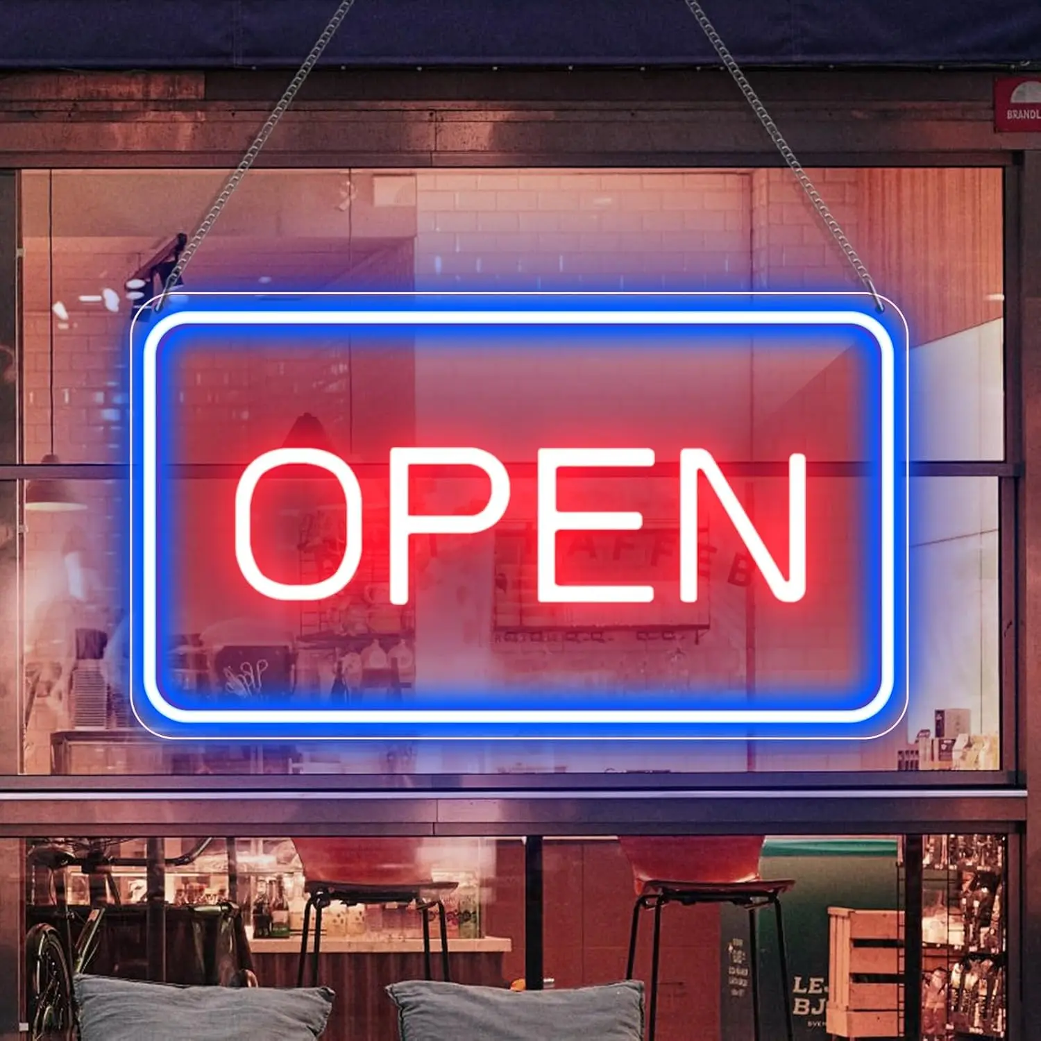 

LED Open Neon Sign Super Bright Neon Signs for Business,Open Neon Light for Restaurant Shop Salon Club Hotel Window Wall Decor