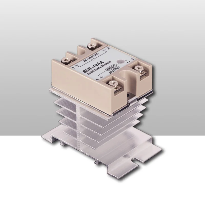 Relay Solid State Ssr Rele 220V Module Modulo Voltage Smart 24V Relè Switch Contactor Reley Heatsink 40 10A 40A Din 25A Ssd 40Aa