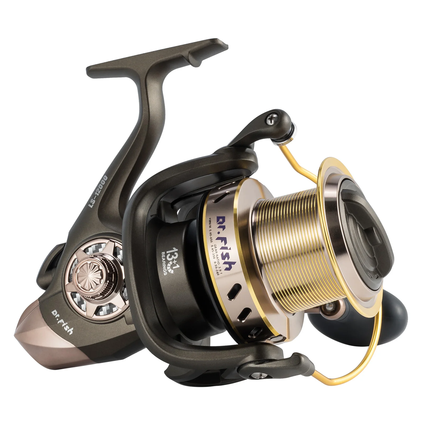 

Surf Fishing Reel,10000 12000 Series,Saltwater Spinning Fishing Reel,Long Casting,48LB Max Drag,High Capacity,Big Game Reel,Boat