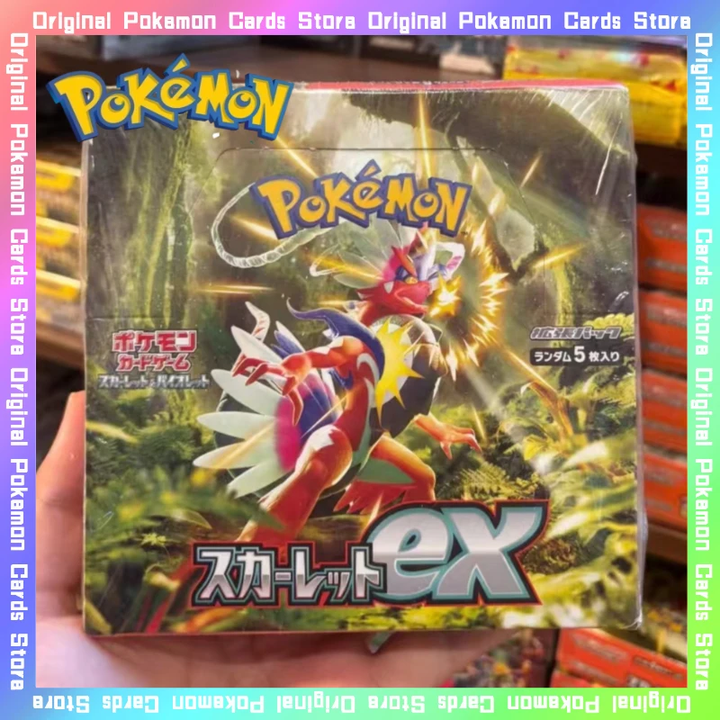 

100% оригинальный усилитель Pokemon SV1S, коллекционная аниме-карта PTCG, японская версия, коллекционные карты, одна упаковка, игрушки, подарки на день рождения