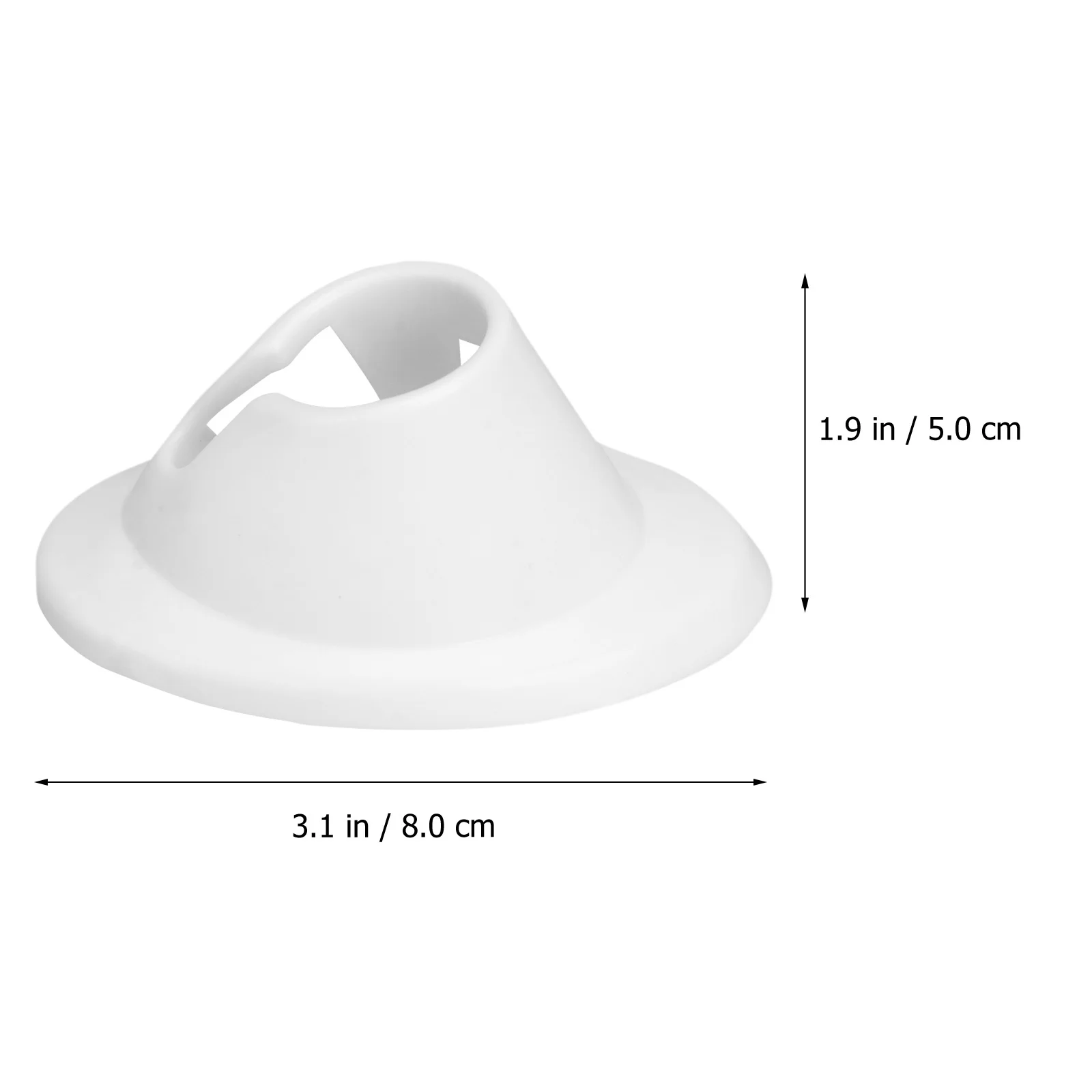 

6Pcs Nail Polish Bottle Mats Fine Workmanship Simple Design Silicone Nail Art Supplies for Display Organization in Salon Or