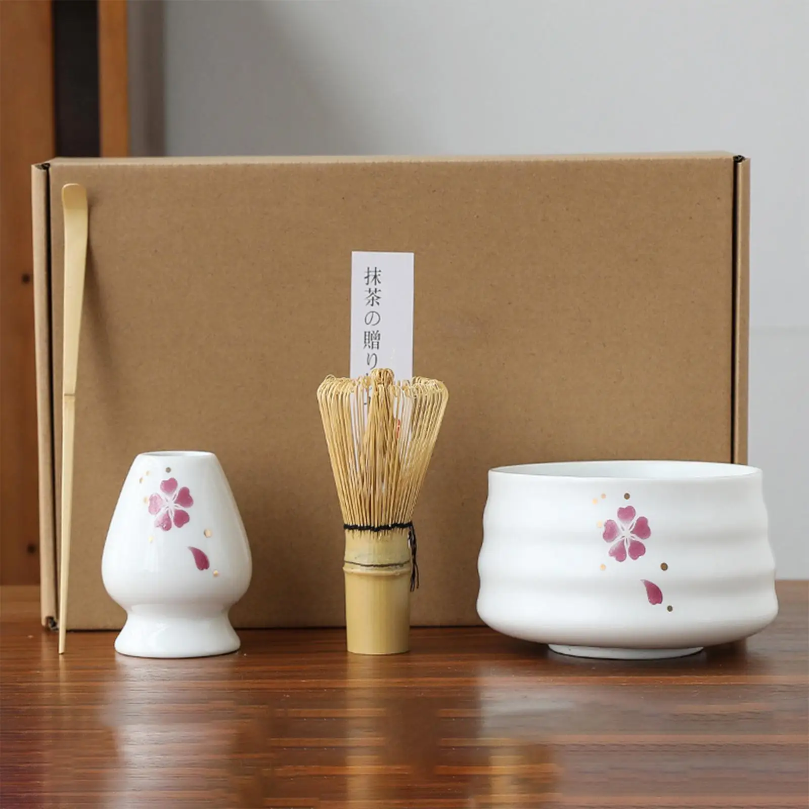 Traditional Japanese Matcha Set Handmade Novelty Gifts for Tea Room Japanese Tea Utensils