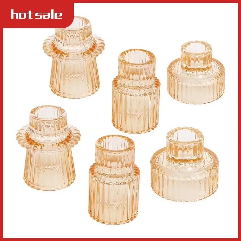 

BEAU-Candlestick Holders Set Of 6, Candle Holders For Taper Candlesticks