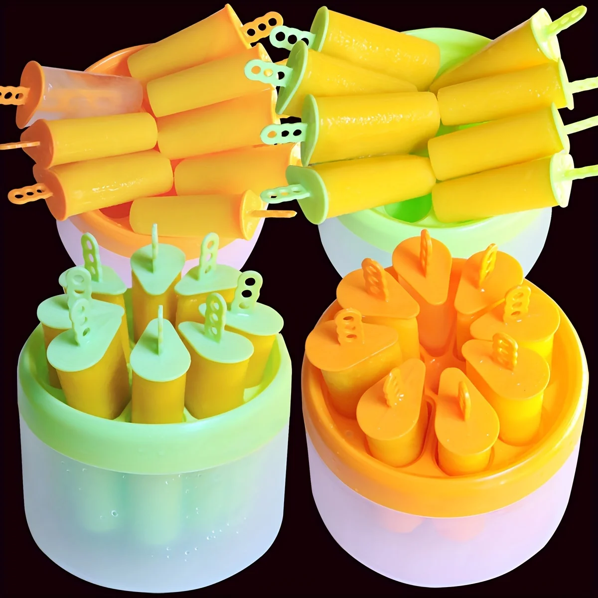 

1 Set, Popsicle Mold, Creative Popsicle Mold, Plastic Popsicle Mold, Ice Cream Mold, Ice Cube Box, Household Popsicle Mold, Saf