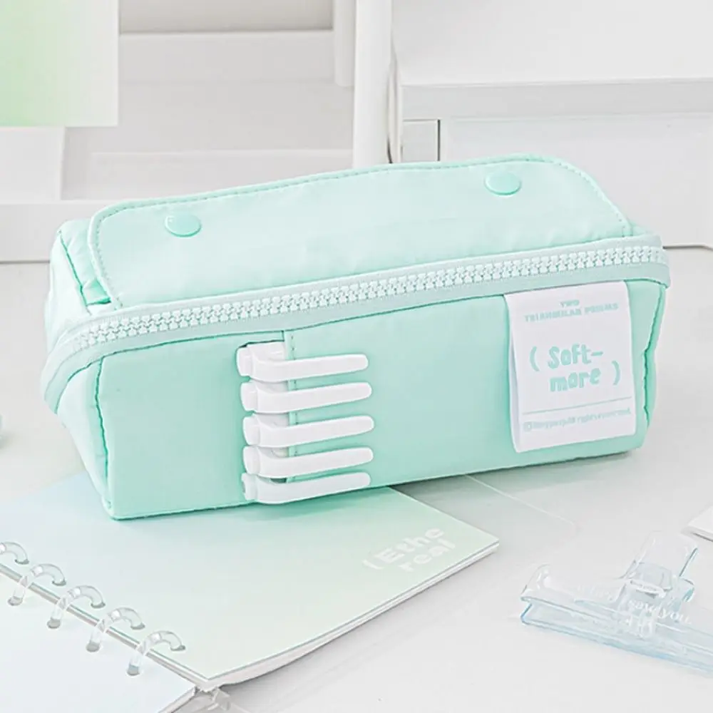 Gift Large Capacity Pencil Case Multi-Layer Multifunctional Pencil Box Rectangle Cute Pencil Bag Student