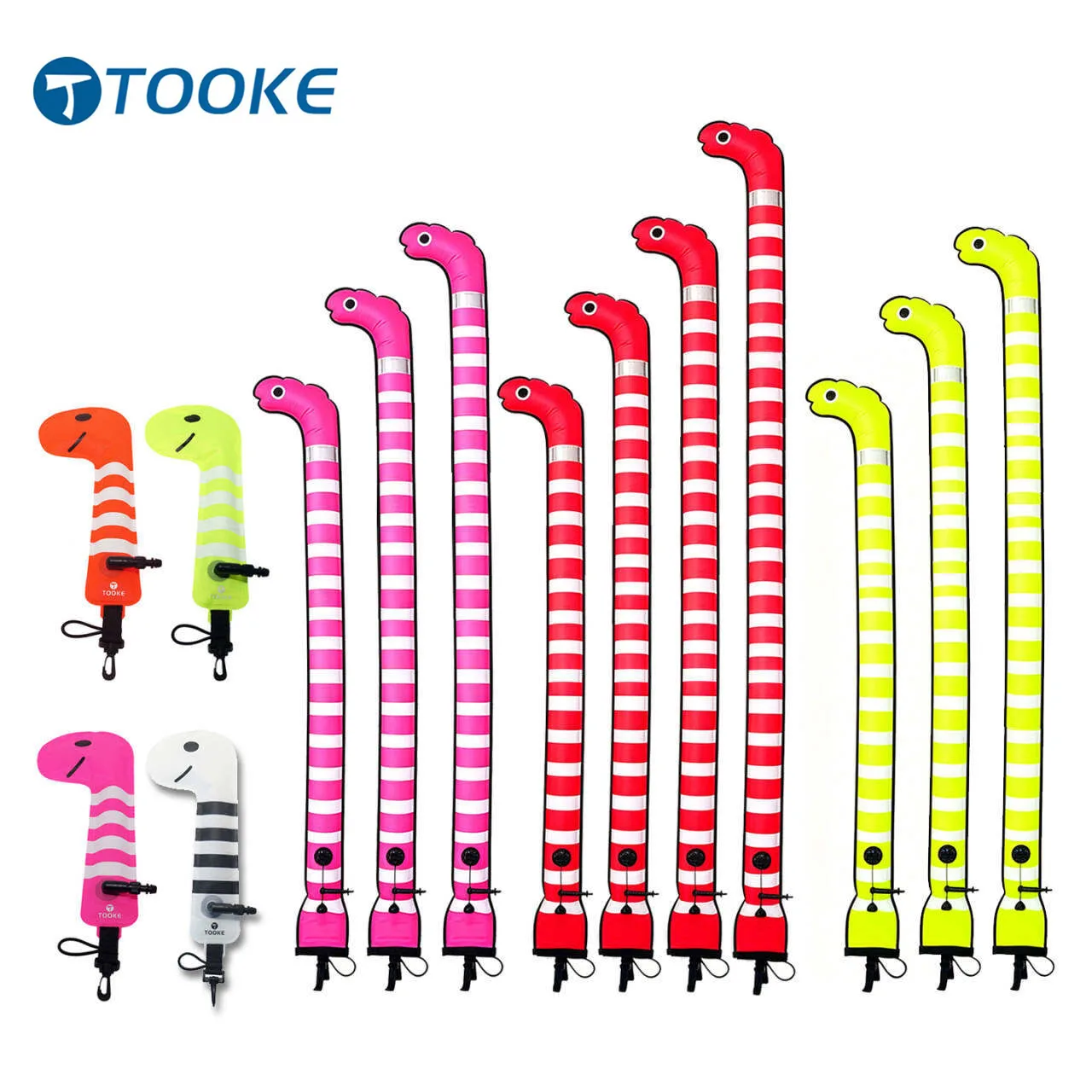 Animals Themed Inflatable Scuba Diving Safety Sausage Signal Surface Buoy (SMB) Tube 1.8M 1.5M for Diving Safety