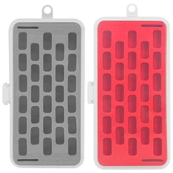 28 Grid Plastic Bobbin Storage Boxes Empty Thickened Sponge Clear Bobbin Storage Box For Household Craft Sewing Accessories