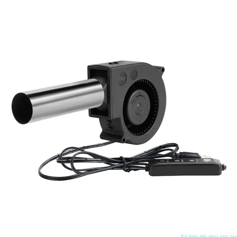 581C USB Blower With Variable Speed Control For Charcoal Grill Flame Enhancement Tool