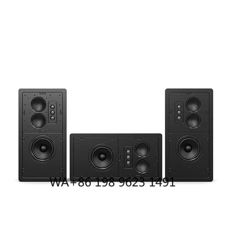 5.1 Channel 3-Way Wooden Home Theater Speaker System Professional Audio Speakers for Home Theater Stage Entertainment Use