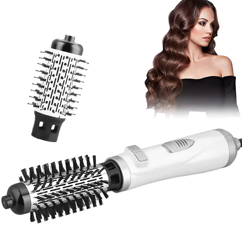 

High Quality Rotating Electric Straight Hair Brush Portable Negative Ion Hair Dryer Comb Salon Women'S Styling Tool