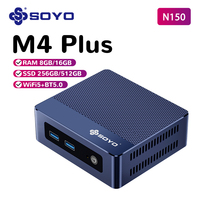 SOYO Mini PC M4 Plus Intel Twin Lake N150 CPU 8/16GB DDR4 256/512GB M.2 SSD Windows 11 Pro WiFi 5 BT5.0 Portable Mini Computer