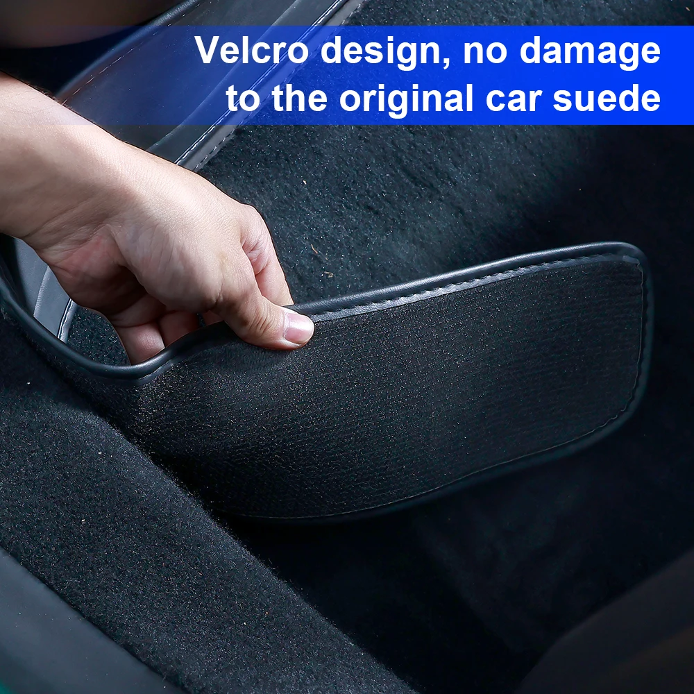 Leather Protective Pad Rear Seat Lower Protective Mat For Tesla Model 3 Surround Cushion Protector Anti-dirty Kick Pads Leather