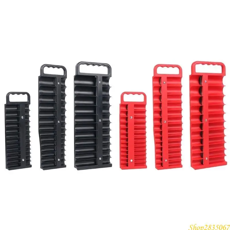 3Pieces Black Sockets Holder Tray voor efficiënte gereedschapsopslag 831F