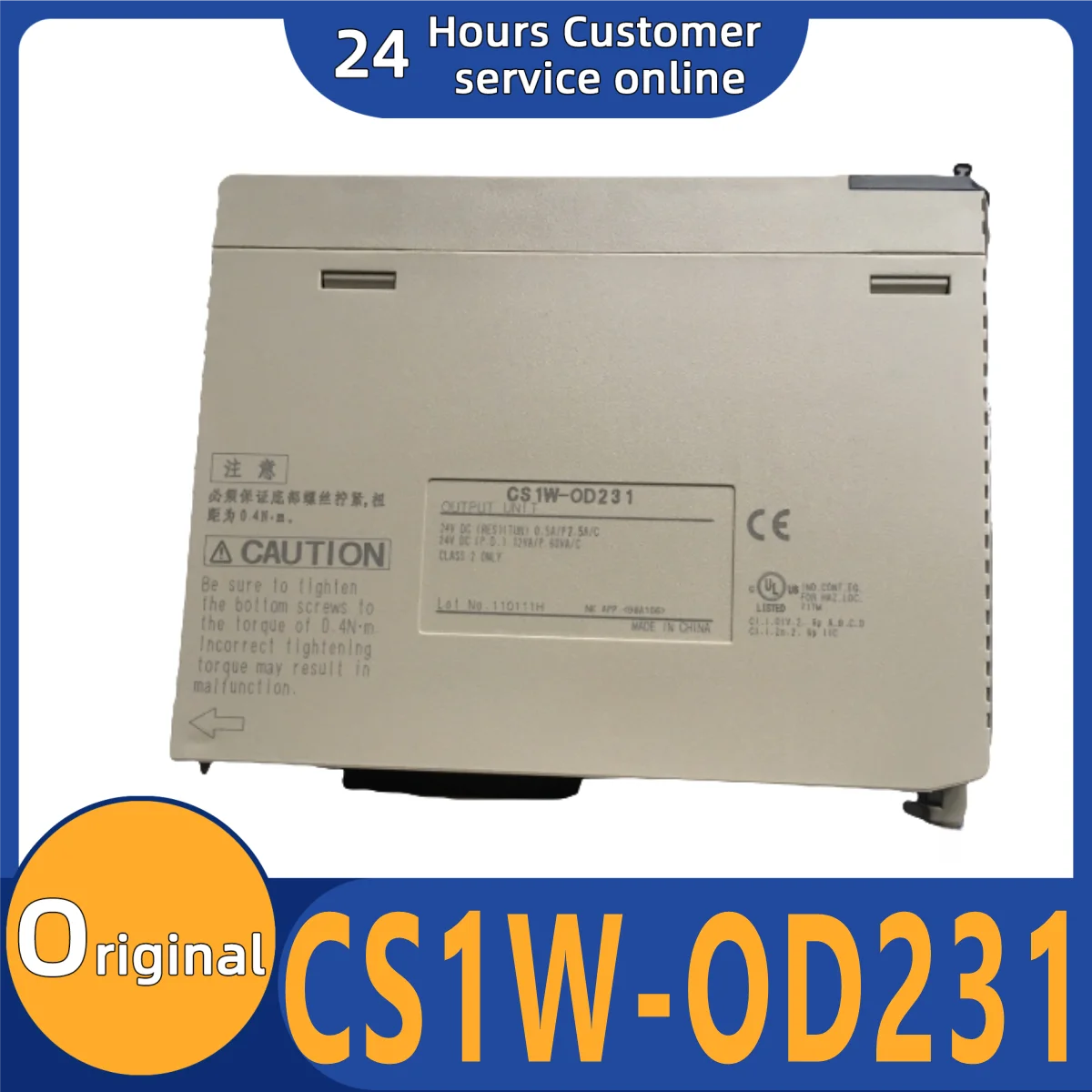 

Brand new original output unit module CS1W-OD231 CS1W-ID231