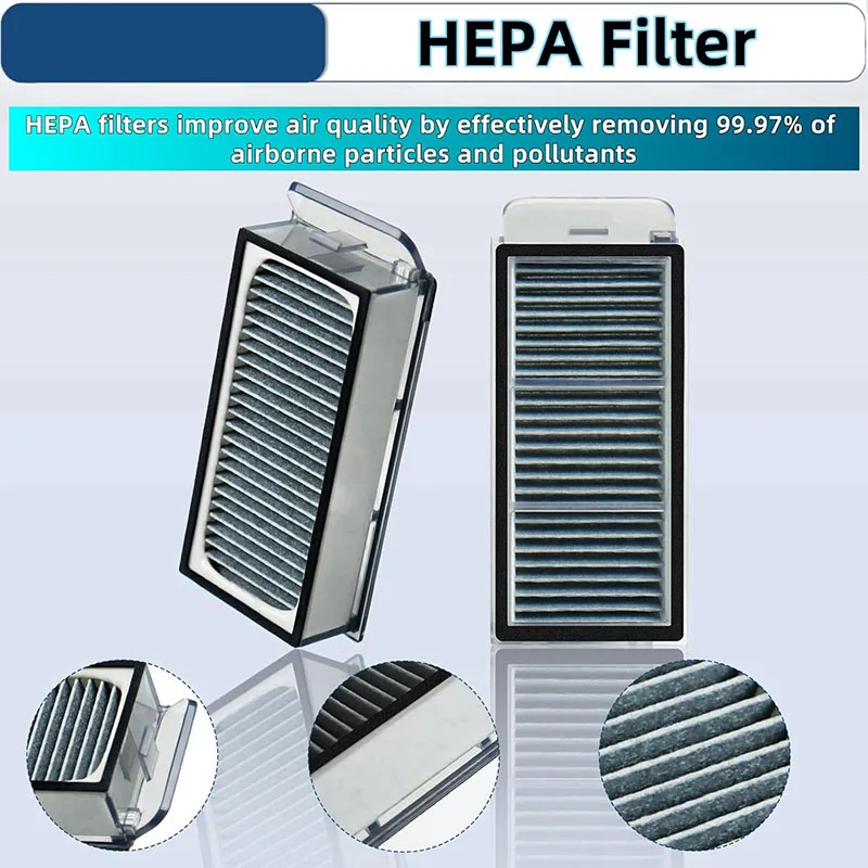 ل Dreame S40 طبعة محسنة/X40 طبعة محسنة/X50/X50 Pro قطع الغيار صندوق الغبار فلتر Hepa جهاز آلي لتنظيف الأتربة