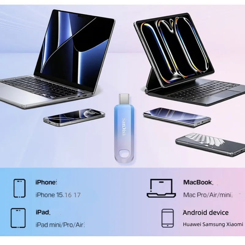 sandisk-creator-usb-c-flash-drive-for-phone-pad-computer-256gb-512gb-1tb-usb-32-pendrive-max-400mb-s-type-c-memory-stick