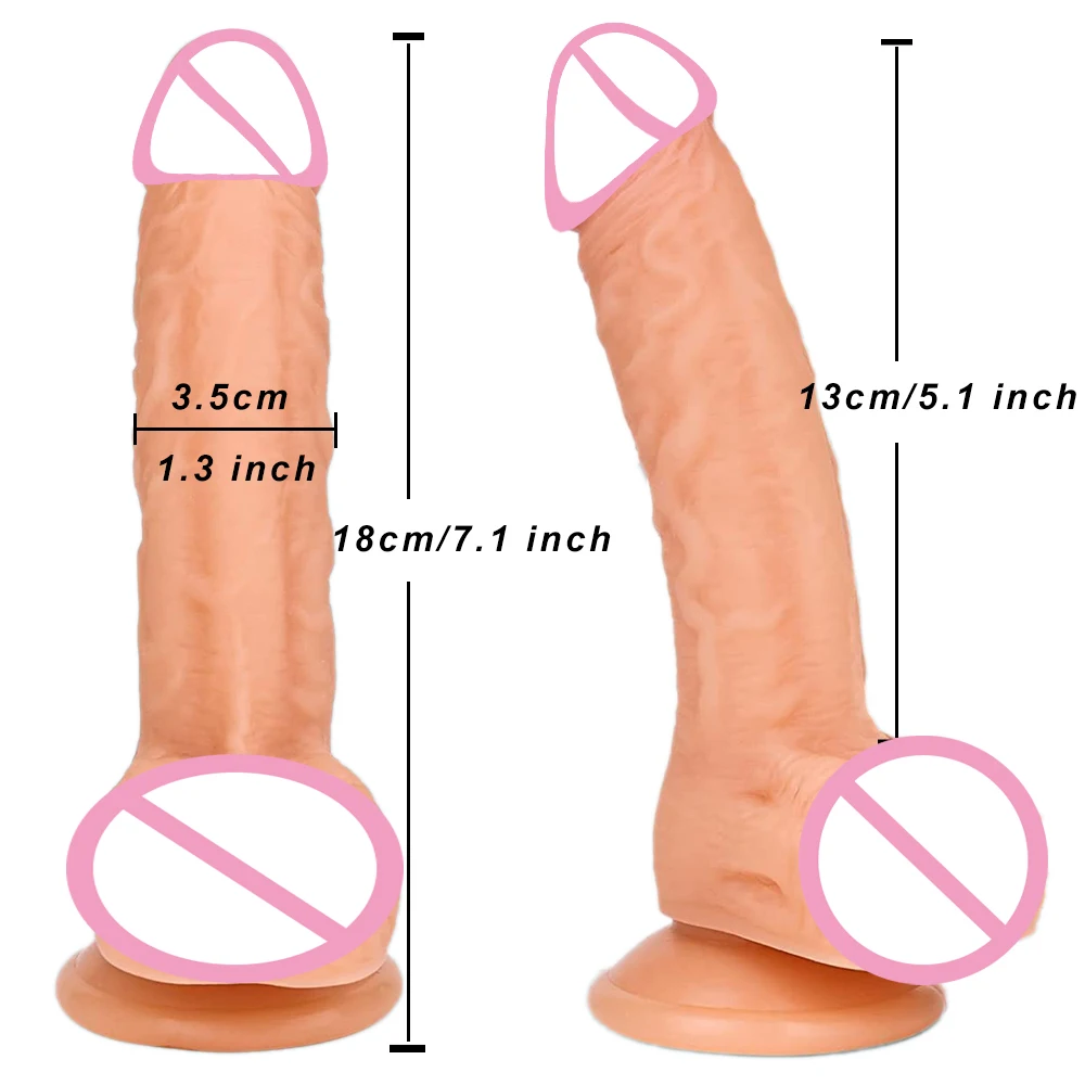 Economico realistico dildo morbido silicone pene grande cazzo finto prodotti per adulti donne masturbazione giocattoli erotici del sesso lesbico per le donne