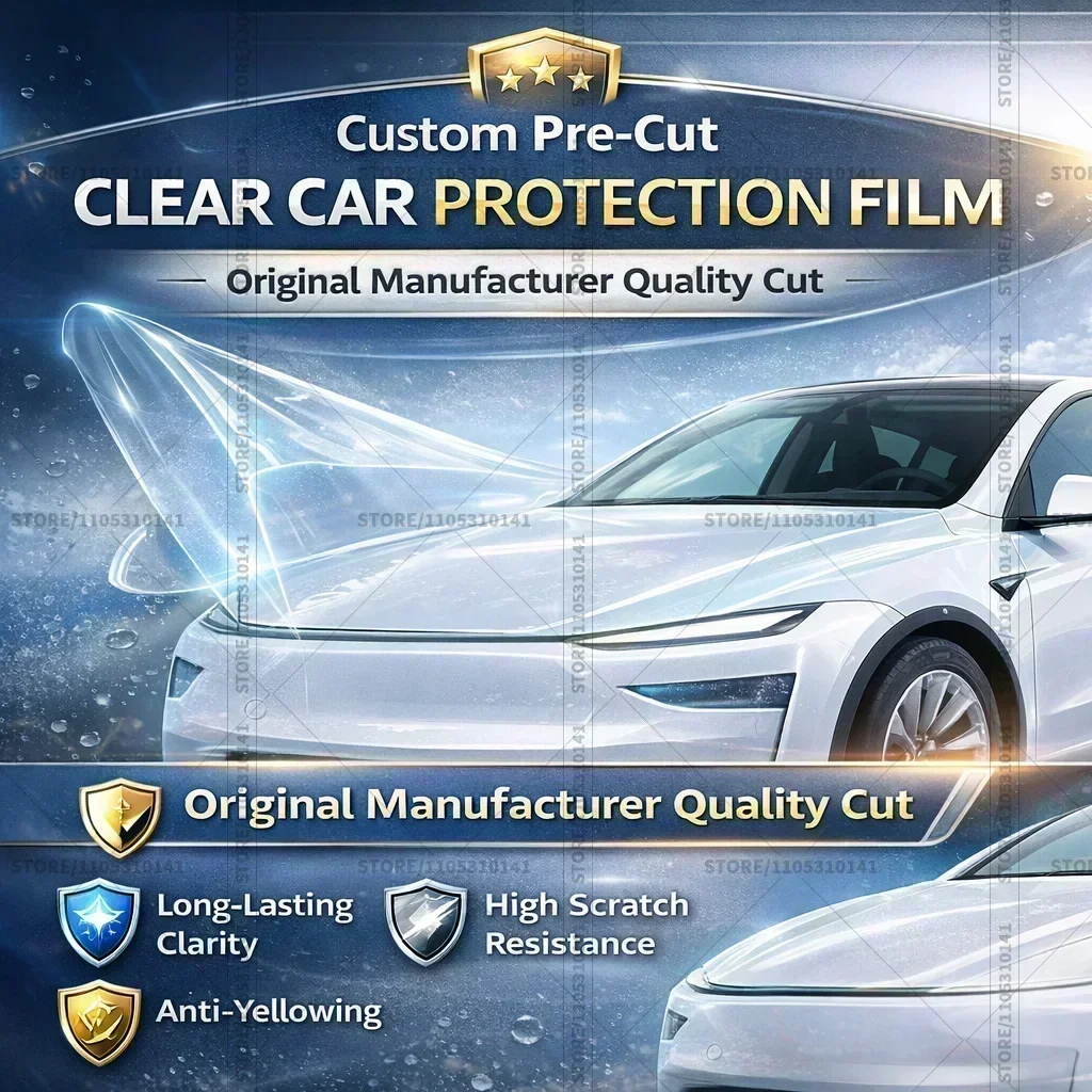Pre-Cut Paint Protection Film PPF Transparent Car Film Front Bumper Clear Bra for Land Rover Defender Explorer Pack 90 2020-2025