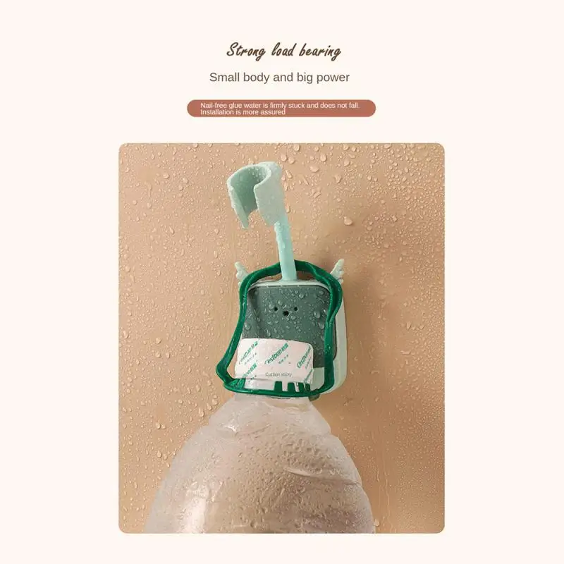 Support de Pomme de Douche à Ventouse Réglable, Fixation Murale