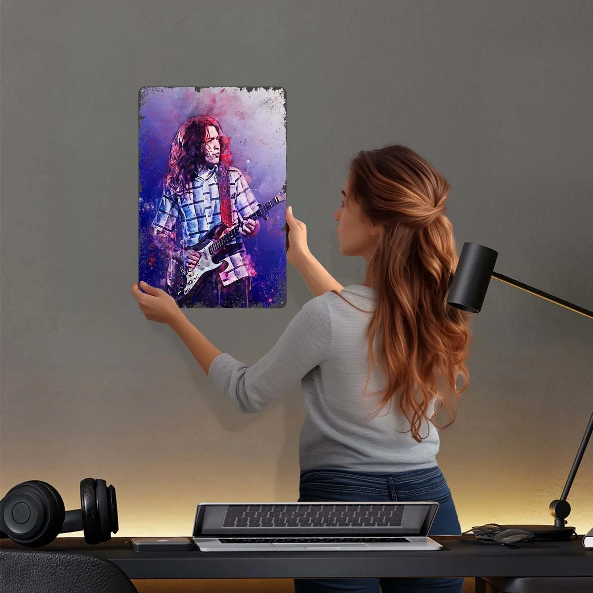 William Rory Gallagher Rapper Tinplate Sign Music Poster Bar Decoration Room Metal Signs for Wall Art Decoration Wand Deko Retro