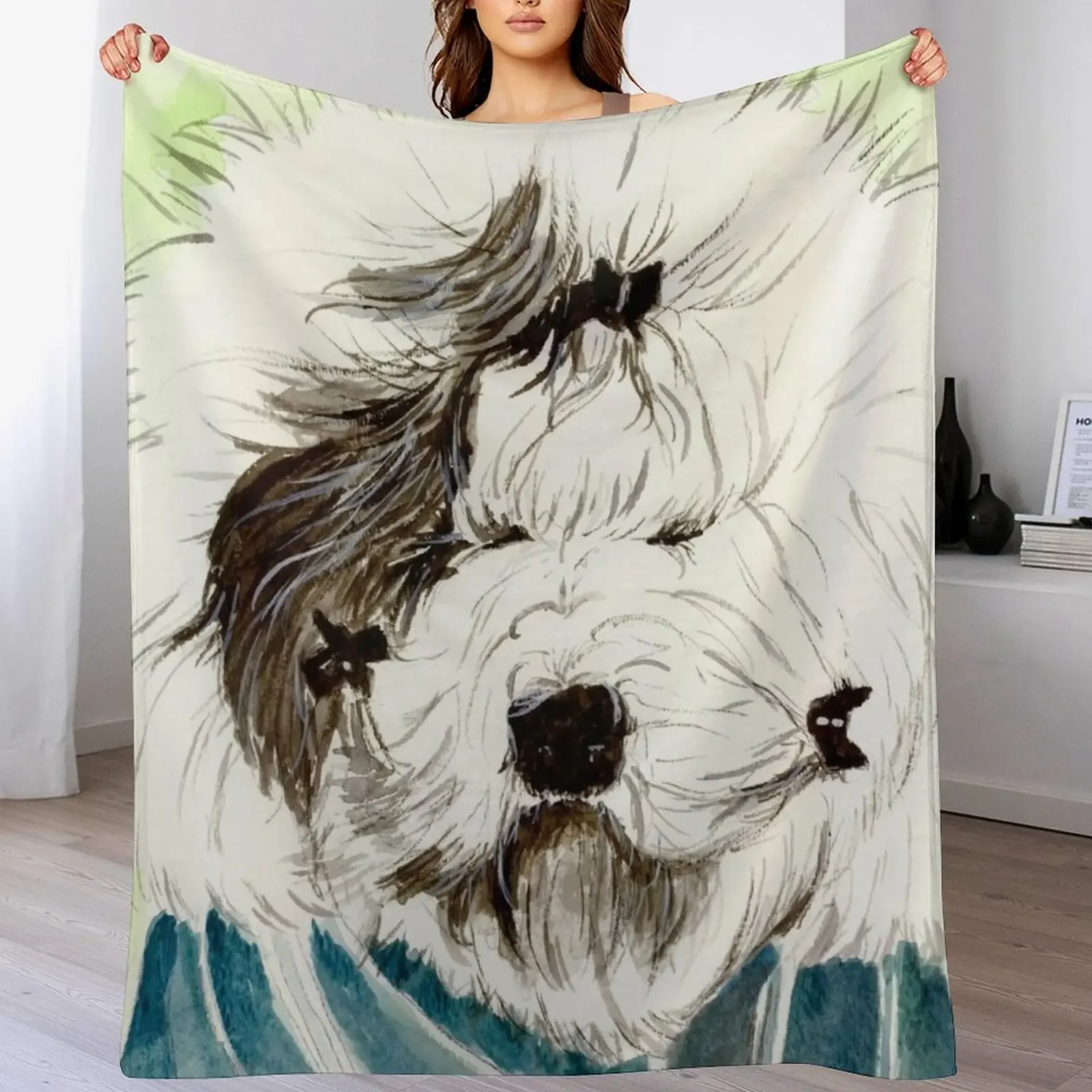 

Bad Hair Day Throw Blanket Hairy Sofa Throw Blankets