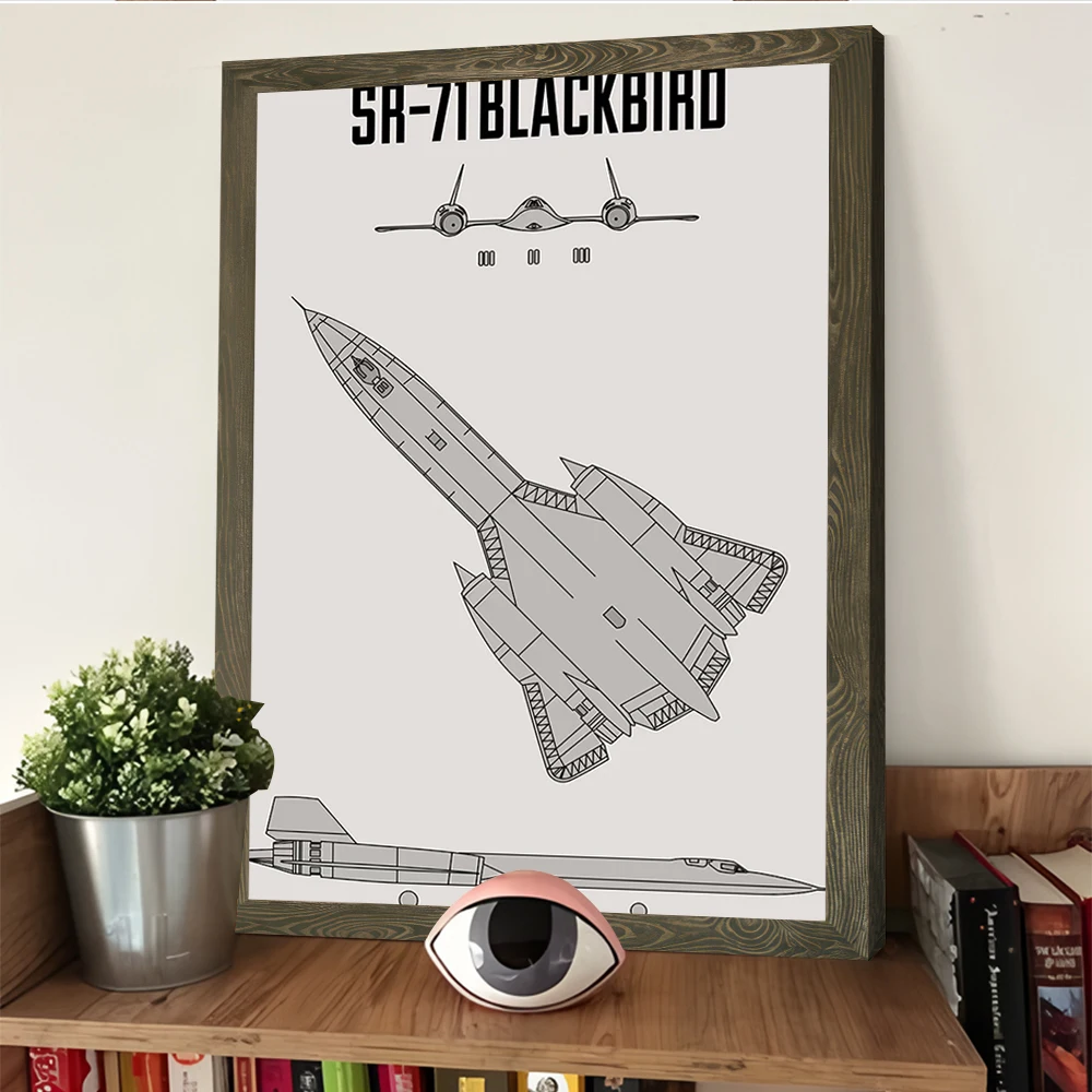 SR-71 بلاك بيرد طباعة ملصق تخصيص مطبوعة قماش اللوحة للصور جدار الفن الجمالية غرفة ديكور ديكورات المنزل
