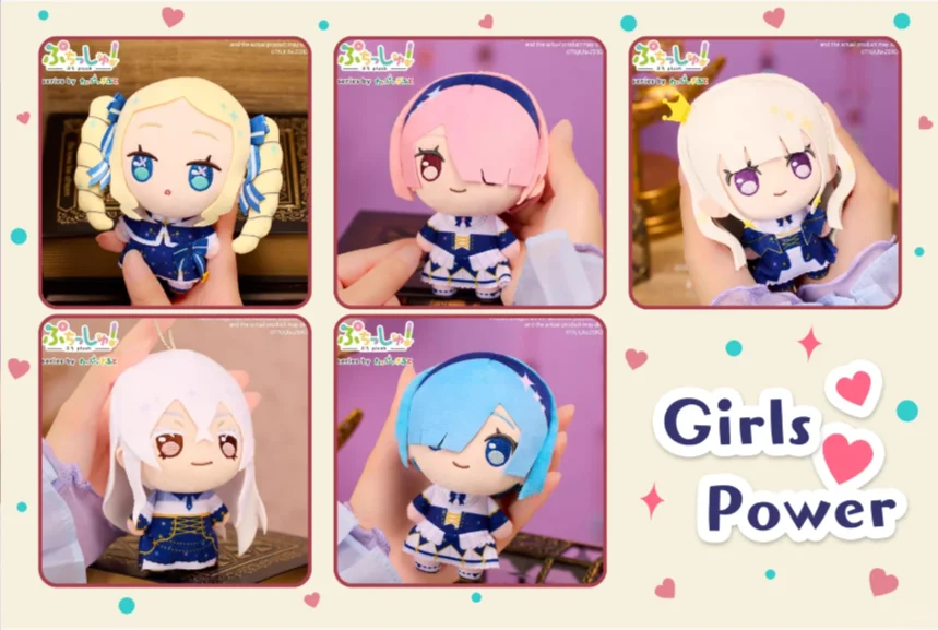 

25CM Re:ZERO Beatrice Plush Anime Cotton Kawaii Cartoon Doll Cute Figure Stuffed Dolls Collectibles Decoration Christmas Gifts