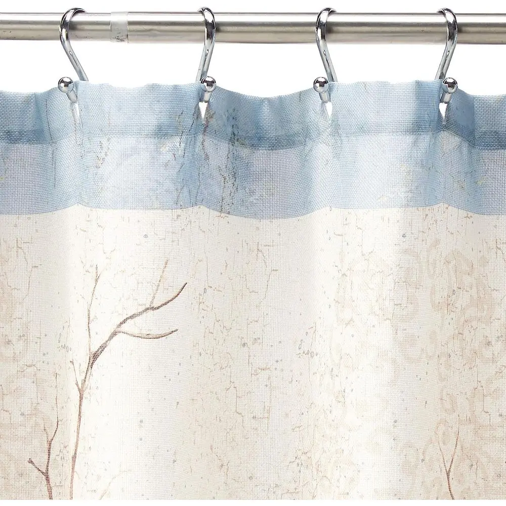 Zasłona prysznicowa 72 z motywem inspirowanym naturą |   Kolekcja Love Nest |   Dekoracje łazienkowe z tkanin